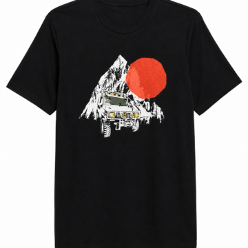 Black Off-Road Graphic Relaxed Fit T-Shirt